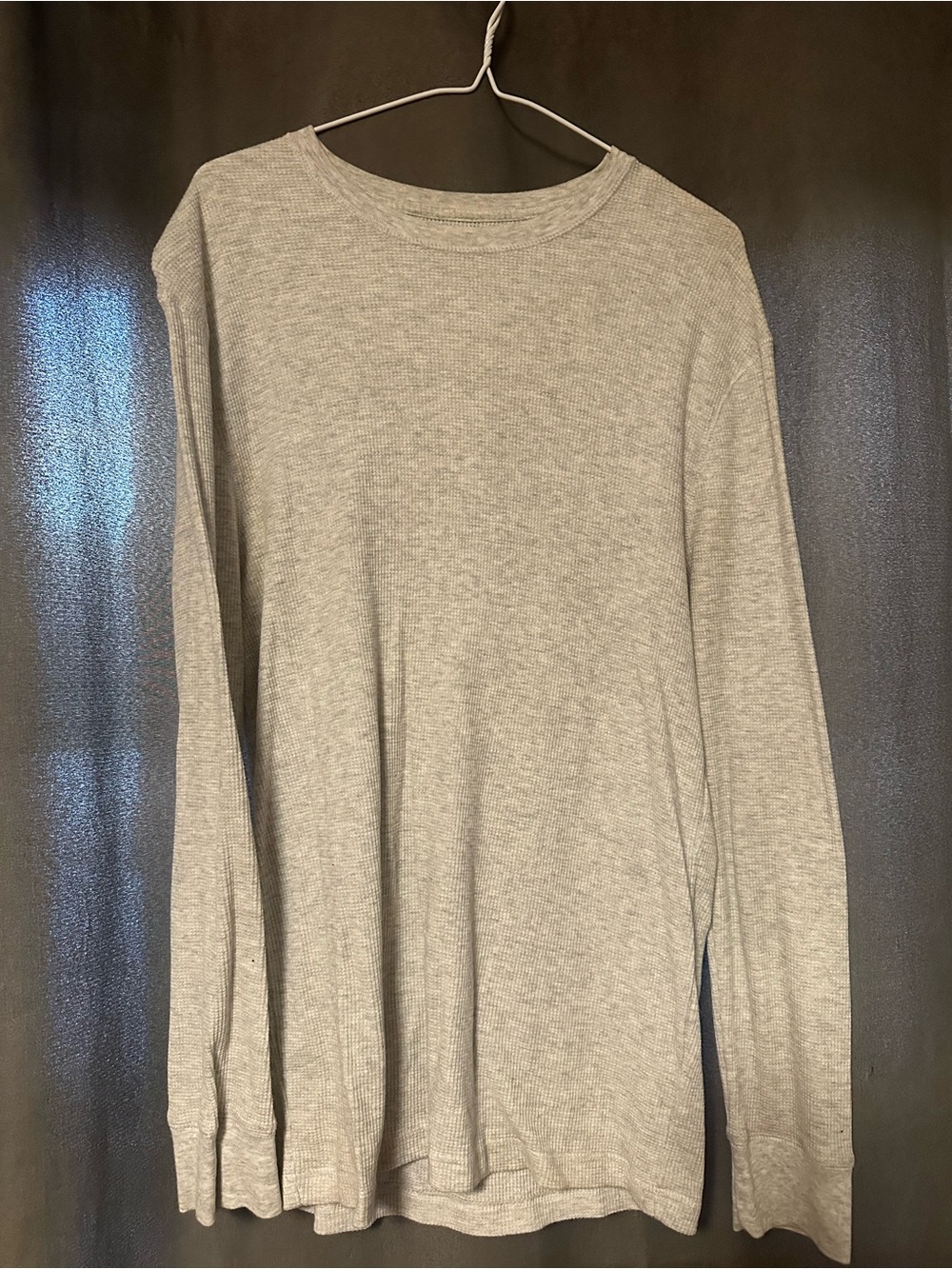 Old Navy Men's Long-Sleeve Crewneck Shirt - Heather Gray